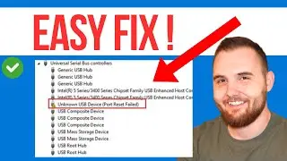 How to Fix Unknown USB Device Descriptor Request Failed Windows 10/11 (EASY FIX)