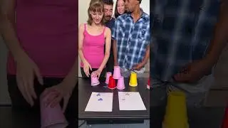 This cup game is perfect at the gender reveal party! #Shorts