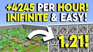 BEST 1.21 INFINITE CREEPER FARM Minecraft Bedrock - MCPE/Xbox/PS4/Nintendo Switch/Windows 10