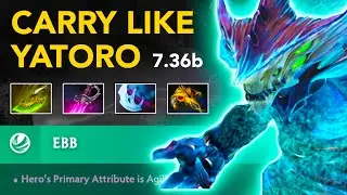 Yatoro MORPHLING Carry - Patch 7.36b | Full Gameplay Dota Class