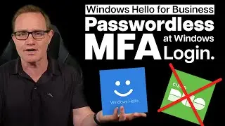 M365 Passwordless MFA at Windows Login with Windows Hello for Business #whfb #cybersecurity