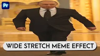 How to do Wide Putin Walking Meme Effect in Premiere Pro | Wide Stretch Effect (Hindi)