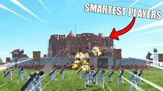 Can 100 Players Defeat the SMARTEST Players in Rust?