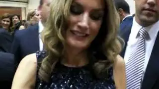 Princesa Letizia de charla