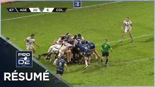 PRO D2 Saison 2024-2025 J08 - Résumé SU Agen - Colomiers Rugby