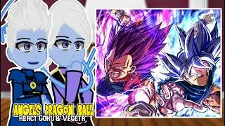 Angels Dragon Ball React to Goku & Vegeta | Dragon Ball | Gacha React