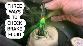 HOW TO CHECK IF THE BRAKE FLUID NEEDS TO BE REPLACED. CAR OR TRUCK. FORD, TOYOTA, all makes!