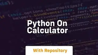 python on calculator