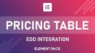 Easy Digital Downloads Item Integrate in Pricing Table Widget in Elementor by Element Pack