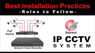 Best Installation Practices IP CCTV | Mistakes to Avoid, security surveillance cameras