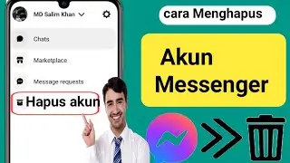 Cara MENGHAPUS Akun Messenger (2024) l Hapus Akun Messenger