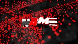 How To Make (Smooth Red 3D) Gaming  intro With 2 Min