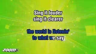 Gary Barlow And The Commonwealth Band - Sing - Karaoke Version from Zoom Karaoke