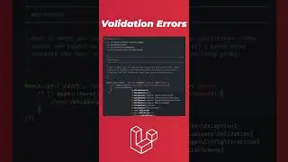 Custom Validation Errors In #Laravel