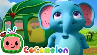 Washing the Bus! 🚍 | CoComelon Animal Time | Animals for Kids