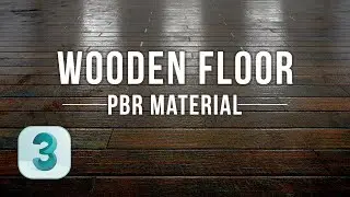 V-RAY PBR Wooden Floor Material in 3ds Max