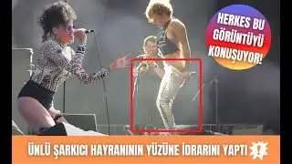 Şarkıcı Sophia Urista, konserinde hayranının yüzüne idrarını yaptı