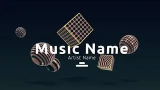 Music Visualizer - 3D Geometric Shapes