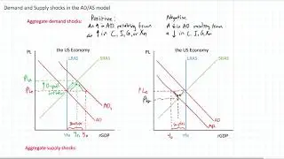 Demand and Supply Shocks in the AD-AS Model