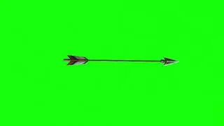 Fire bow arrow , archer, green screen effect, animation , 2d 3d effects