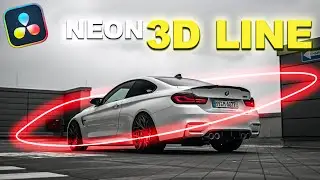 3D Neon LINE Effect - DaVinci Resolve 18