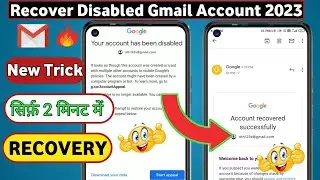 How to restore disabled google account | Gmail account disabled how to enable