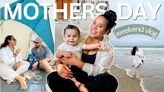 First Mothers Day Vlog | Baby First Beach Day | Reflecting on My Motherhood Journey