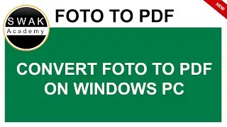 How to Convert JPG to PDF on PC