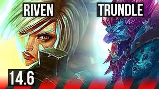 RIVEN vs TRUNDLE (TOP) | 7 solo kills, 500+ games, 11/2/2 | BR Master | 14.6