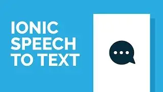 Using Ionic Natives Speech Recognition Plugin