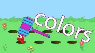 Hammer game | educational videos for kids | Colors, numbers