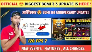 BIG CHANGES 😍 Bgmi 3rd Anniversary Update is Here | Bgmi 3.3 Update | Bgmi New Update | Features