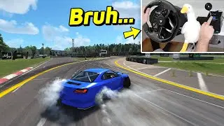 why you don't buy a $50 steering wheel...