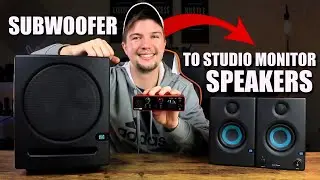 HOW TO:  Connect a Subwoofer To Studio Monitors + Audio Interface | Does Your Setup Need a Sub?