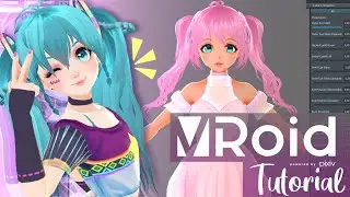 【VROID】 Crea personajes en 3D fácil!! ( Guía para principiantes + TIPS!!) SUB ENG