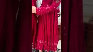 Anarkali Dresss From Meesho #anarkali dress houl from meesho#shortvideo #shorts