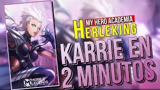 KARRIE  EN 2 MINUTOS 😍, Como jugar con Karrie, Karrie guia prinsipiantes - MOBILE LEGENDS