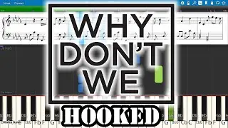 Why Don't We - Hooked [Piano Tutorial | Sheets | MIDI] Synthesia