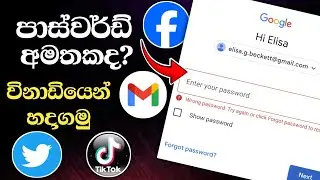 පාස්වර්ඩ් අමතකද? |How To Recover Forgot Password Sinhala | Google Password Manager