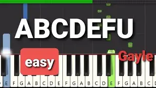 Gayle - ABCDEFU (Easy Piano Tutorial)