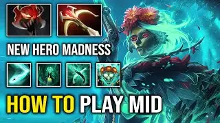 How to Play Muerta As a Carry Mid with Mask of Madness Instant 1 Shot Enemy Dota 2