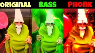 The Green Wizard Gnome Original vs Bass vs Phonk part 2