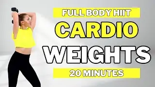 🔥20 MIN FULL BODY HIIT Workout - With Weights🔥No Repeat🔥No Talking🔥Home Workout🔥