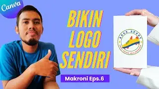 ⚡ DESAIN LOGO TIDAK PERNAH SECEPAT INI - Tutorial CANVA