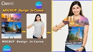 Mockup Design in Canva, Mockup app tutorial on Canva,