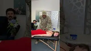 Military husband's spontaneous homecoming thrills wife 