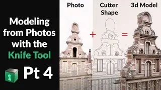 Blender Secrets - Modeling from photos using Knife Project