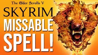 DON’T MISS This Skyrim Spell that conjures a Fire Wolf!