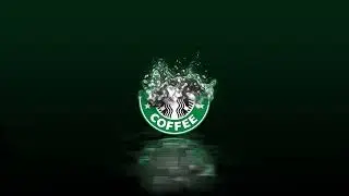 Logo Starbuck Animation in After Effects Trapcode Plugin 3D Reflection | CAM VFX 