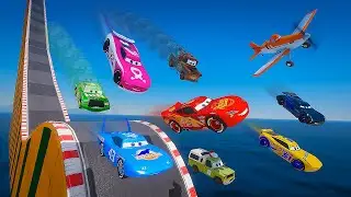 Challenge Pixar Cars Crazy McQueen The King Chick Hicks Jackson Storm Truck Mater Todd Cruz Ramirez